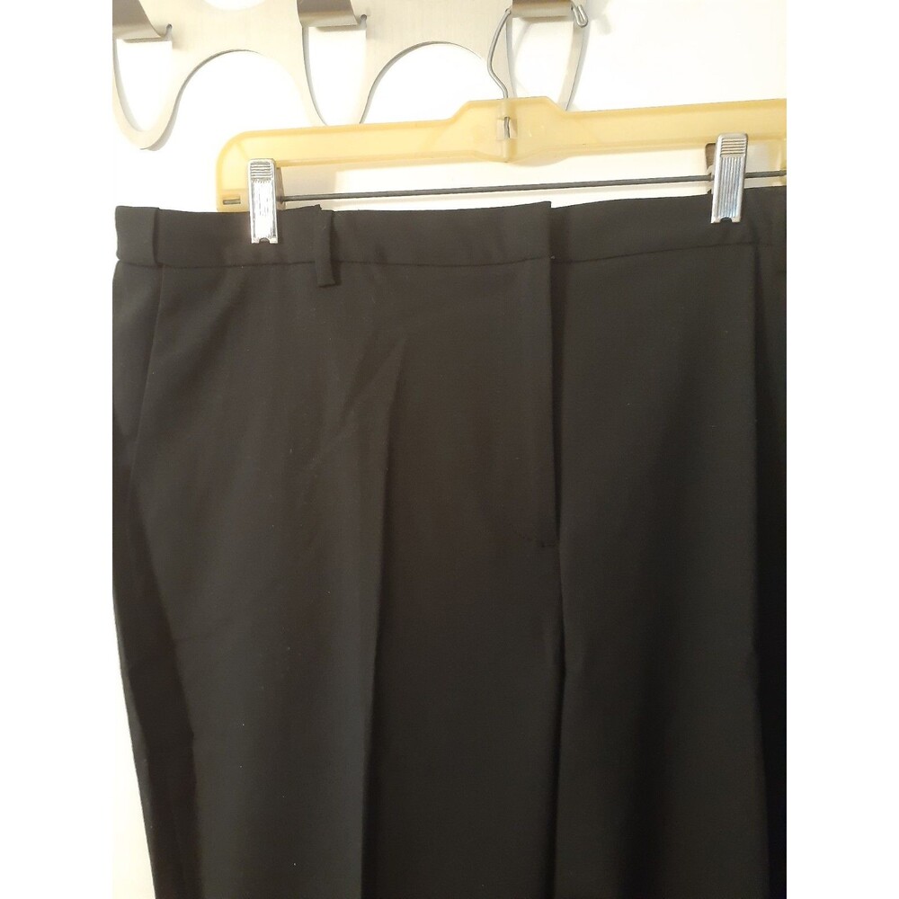 Lands End 20 Tall Women's Dress Pants  Black Wool Blend New $95 Retail - Picture 5 of 8